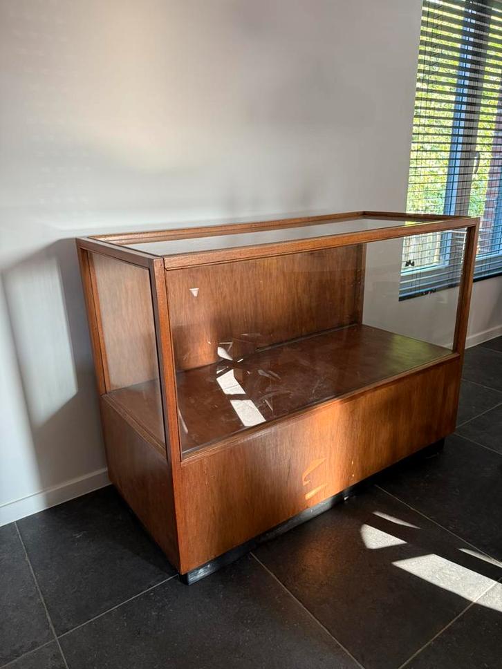 Toonbank / vitrinekast, Antiek en Kunst, Curiosa en Brocante, Ophalen