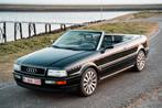 Audi 80 2.3 Cabrio + Hardtop, Auto's, Zwart, Cabriolet, Blauw, 2300 cc