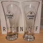 Cristal Alken fluitjes, Verzamelen, Glas en Drinkglazen, Ophalen, Zo goed als nieuw