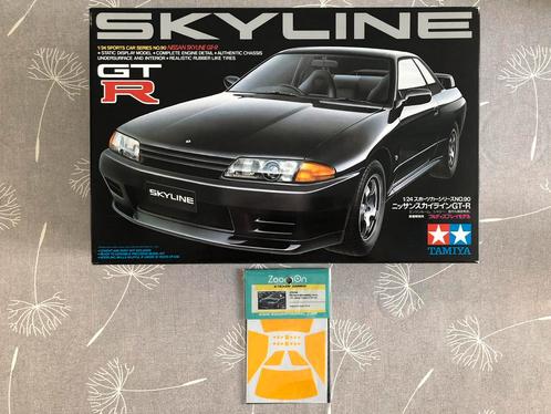 Tamiya Nissan Skyline GT-R + Zoomon window painting masks, Hobby en Vrije tijd, Modelbouw | Auto's en Voertuigen, Zo goed als nieuw