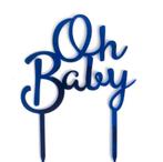 #Blauw Oh #Baby #Cake #Baby #Shower #Decoraties, Nieuw, Versiering, Verzenden