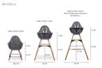 Kinderstoel Childhome Evolu wit, Kinderen en Baby's, Kinderstoelen, Ophalen, Gebruikt, Overige typen, Stoelverkleiner