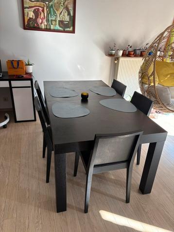 Tafel + stoelen merk Habitat 170x95x73 cm (uitschuifbaar) beschikbaar voor biedingen