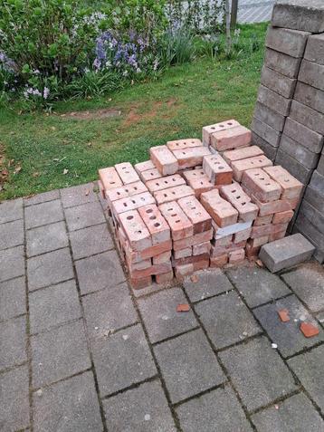 Recup bakstenen mix gekuist / ongekuist, Doe-het-zelf en Bouw, Metselstenen, Ophalen, Zo goed als nieuw, Bakstenen