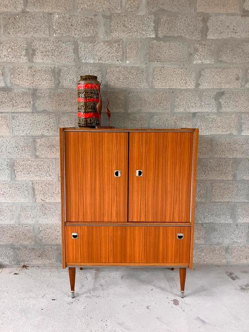 Vintage/retro design kast/barkast, Huis en Inrichting, Kasten | Wandmeubels, Zo goed als nieuw, Ophalen