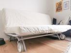 Slaapbank sofabed, 160 cm, Gebruikt, Wit, Ophalen