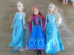 poupées Princesse DISNEY - Elsa Reine  des Neiges et Anna, Ophalen of Verzenden, Gebruikt, Barbie