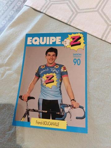 Wielerkaart : Franck Boucanville / Equipe Z 1990 beschikbaar voor biedingen