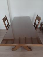 Eetkamertafel, Huis en Inrichting, Tafels | Eettafels, Ophalen, Gebruikt, Eikenhout, 50 tot 100 cm