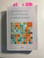Inleiding tot statistiek en kansrekening, Boeken, Studieboeken en Cursussen, Gelezen, Hoger Onderwijs, Acco, Ophalen of Verzenden