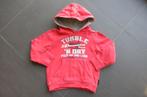 Rode sweater met kap van Tumble & Dry (maat 104), Kinderen en Baby's, Kinderkleding | Maat 104, Jongen, Trui of Vest, Gebruikt