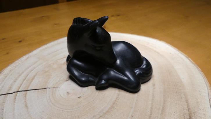 reeks zwarte diersculpturen, Verzamelen, Beelden en Beeldjes, Zo goed als nieuw, Dier, Ophalen