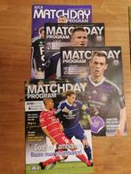 Matchday programma rsca Anderlecht, Boeken, Ophalen of Verzenden, Zo goed als nieuw