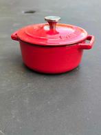 Le Creuset Cyril Lignac - Gietijzeren braadpan - rood, Huis en Inrichting, Keuken | Potten en Pannen, Ophalen of Verzenden, Zo goed als nieuw