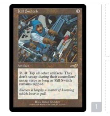 Kill Switch - NMS - MTG - beter dan gd    beschikbaar voor biedingen