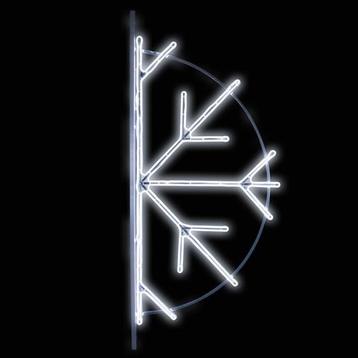 Snowflake paalverlichting 44 stuks 1,8m hoog beschikbaar voor biedingen
