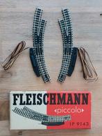 Fleischmann piccolo Linkse en rechtse bochtwissel ovp, Fleischmann, Ophalen of Verzenden, Rails, Zo goed als nieuw