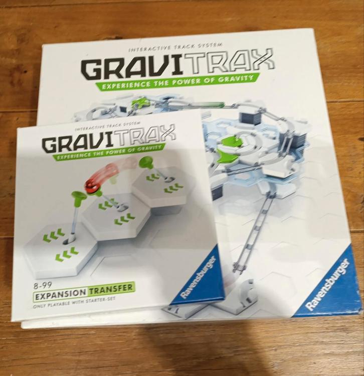 Ravensburger GraviTrax Starter Set en uitbreiding, Kinderen en Baby's, Speelgoed | Educatief en Creatief, Zo goed als nieuw, Bouwen