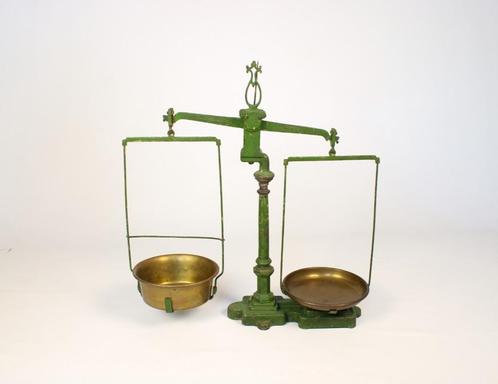 antieke weegschaal kruidenier, Antiek en Kunst, Curiosa en Brocante, Ophalen