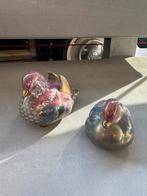 Duo van decoratieve vogels, Antiek en Kunst, Ophalen of Verzenden
