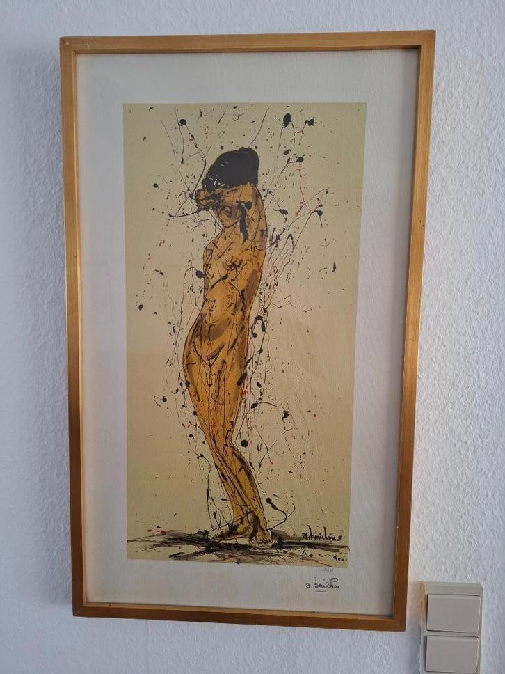 Beperkte lithografie 130:175 a Bénichou, Antiek en Kunst, Kunst | Litho's en Zeefdrukken, Ophalen