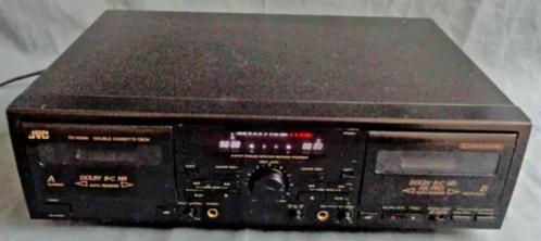 JVC TD-W308 dubbel cassettedeck stereo double cassette deck, Audio, Tv en Foto, Cassettedecks, Dubbel, JVC, Verzenden