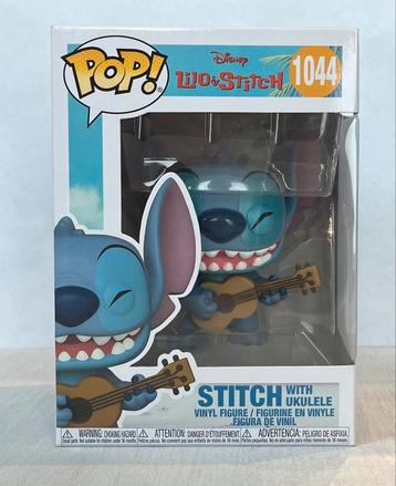 Funko pop Lilo & Stitch ( 1044 - Stitch with ukulele) beschikbaar voor biedingen