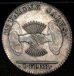 1 Florin 1790 Type 1 Zeldzaam!!, Timbres & Monnaies, Monnaies | Belgique, Argent, Enlèvement ou Envoi, Monnaie en vrac, Argent