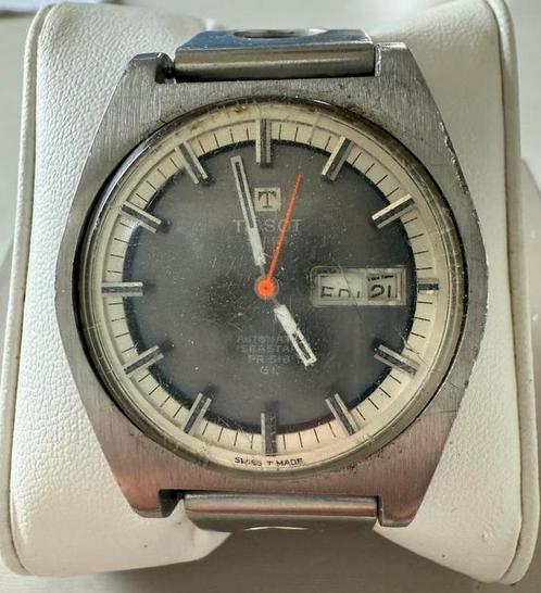 vintage Tissot Seastar PR 516 GL, Handtassen en Accessoires, Horloges | Heren, Gebruikt, Polshorloge, Overige merken, Overige materialen