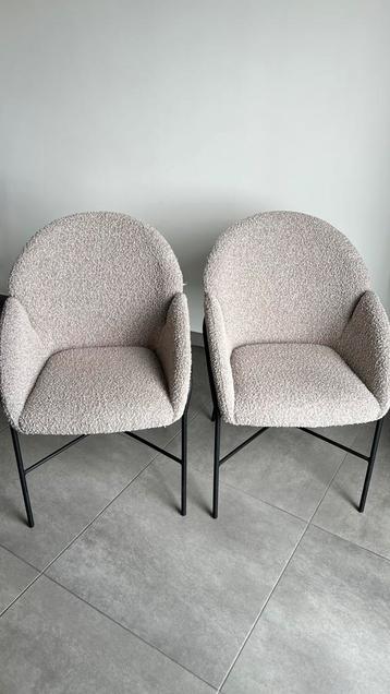 Teddy Eetstoelen, Maison & Meubles, Chaises, Enlèvement, Comme neuf, Gris
