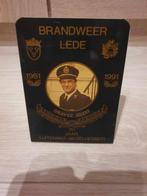 Brandweer Lede Gravez Jozef 1961-1991, Timbres & Monnaies, Pièces & Médailles, Enlèvement ou Envoi