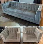 Zetels Charrell 2,5 + 1 + 1-zit, Huis en Inrichting, Zetels | Zetels, Ophalen, 75 tot 100 cm, Zo goed als nieuw, Rechte bank