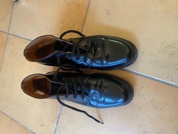 Chaussures cuir (bottillons vernis noirs) Femme P.37, Exit, Comme neuf, Enlèvement, Boots et Botinnes