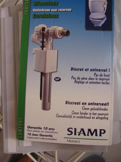 Vlotterklep voor SIAMP WC-tank. Geen lawaai, nee, Doe-het-zelf en Bouw, Sanitair, Nieuw, Kraan, Ophalen of Verzenden