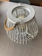 Windlicht decoratie wit, 25 tot 50 cm, Wit, Ophalen of Verzenden, Zo goed als nieuw