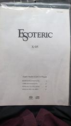 Manual Esoteric X 05, Ophalen of Verzenden, Zo goed als nieuw