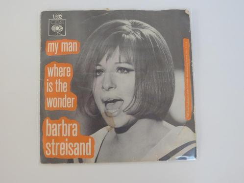 barbra streisand my man 7" 1965, Cd's en Dvd's, Vinyl Singles, Gebruikt, Single, Pop, 7 inch, Ophalen of Verzenden