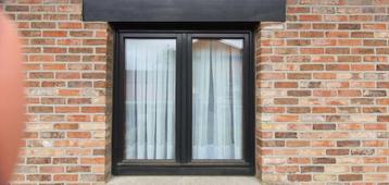 Meranti Ramen dubbel glas, Double vitrage, 120 à 160 cm, Fenêtre de façade ou Vitre, Enlèvement