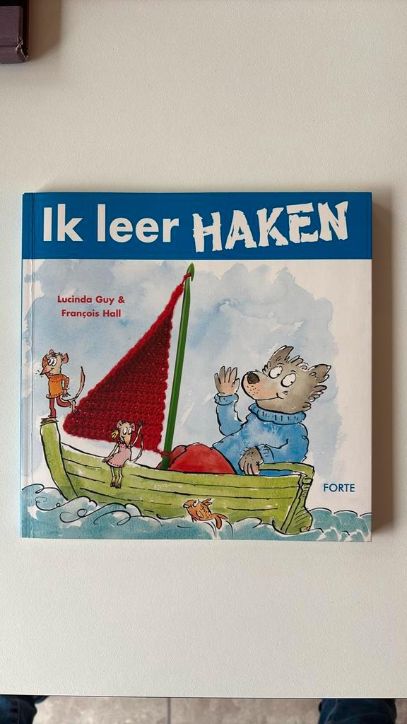 Lucinda Guy - Ik leer haken, Boeken, Kinderboeken | Jeugd | onder 10 jaar, Gelezen, Ophalen of Verzenden