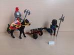 2 Chevaliers avec armures et armes + canon 5972, en bon état, Enfants & Bébés, Jouets | Playmobil, Comme neuf, Ensemble complet