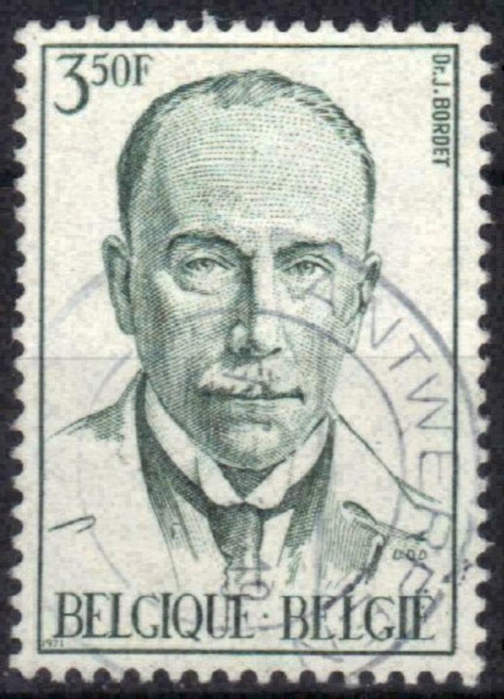 Belgie 1971 - Yvert/OBP 1603 - Jules Bordet (ST), Postzegels en Munten, Postzegels | Europa | België, Gestempeld, Verzenden