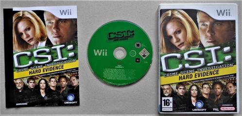 CSI Hard Evidence voor de Nintendo Wii Compleet, Games en Spelcomputers, Games | Nintendo Wii, Zo goed als nieuw, Ophalen of Verzenden