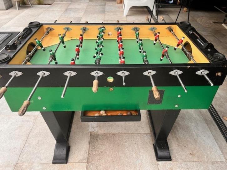 Tafelvoetbal - voetbaltafel - kicker - sjottersbak, Hobby en Vrije tijd, Overige Hobby en Vrije tijd, Gebruikt, Ophalen