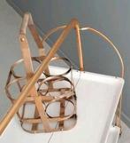 40/50s Flessenhouder metaal goud brons x 4 in perfecte staat, Huis en Inrichting, Ophalen, Gebruikt