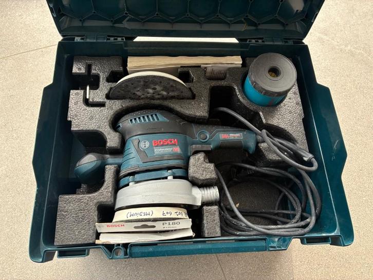Bosch Professional GEX 125-150 AVE-schuurmachine, Doe-het-zelf en Bouw, Gereedschap | Schuurmachines, Gebruikt, Vlakschuurmachine