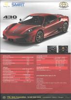 FERRARI 430 SCUDERIA, Livres, Autos | Brochures & Magazines, Enlèvement ou Envoi, Comme neuf, Ferrari