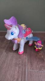 VTech Vrolijke Vriendjes magische eenhoorn + extra poppetje, Kinderen en Baby's, Speelgoed | Vtech, Ophalen, Zo goed als nieuw