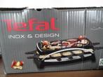 Tefal inox & design. grill en raclette voor 10 personen, Elektronische apparatuur, Contactgrills, Verzenden, Uitneembare platen