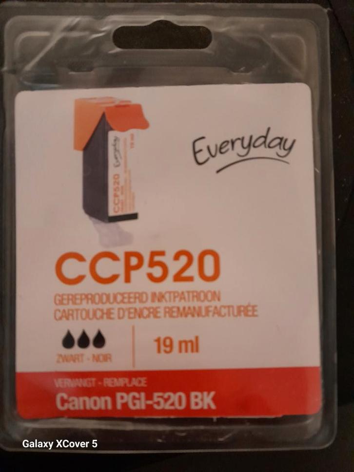 gereproduceerd inktpatroon canon zwart 19 ml sealed, nieuw, Computers en Software, Printerbenodigdheden, Nieuw, Cartridge, Ophalen of Verzenden