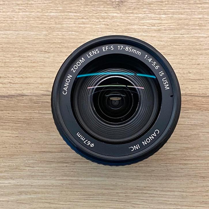 Canon EF-S 17-85mm f4-5.6 IS USM, Macro, Audio, Tv en Foto, Fotocamera's Analoog, Zo goed als nieuw, Spiegelreflex, Canon, Ophalen of Verzenden